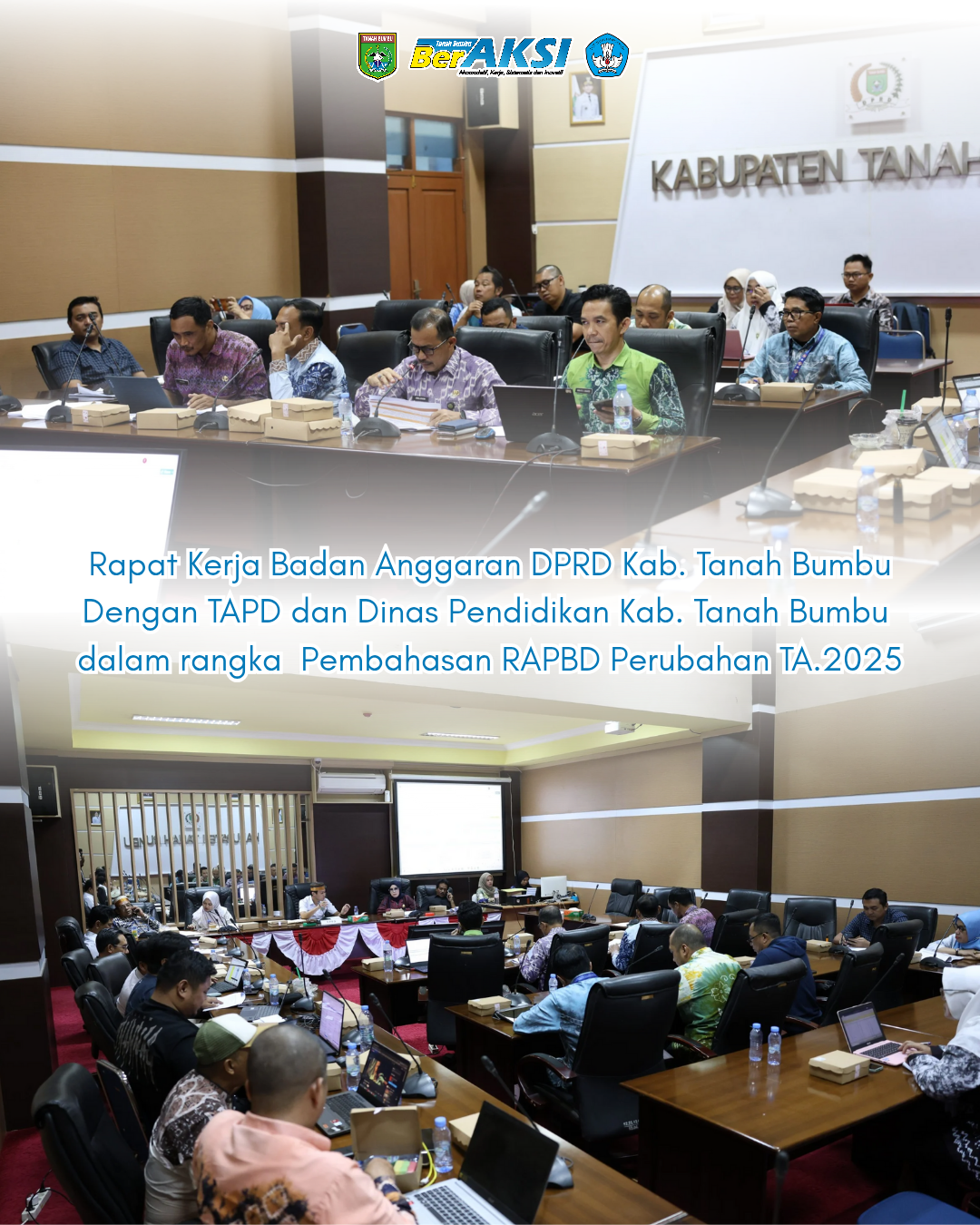 RAPAT KERJA BANGGAR DENGAN DINAS PENDIDIKAN 