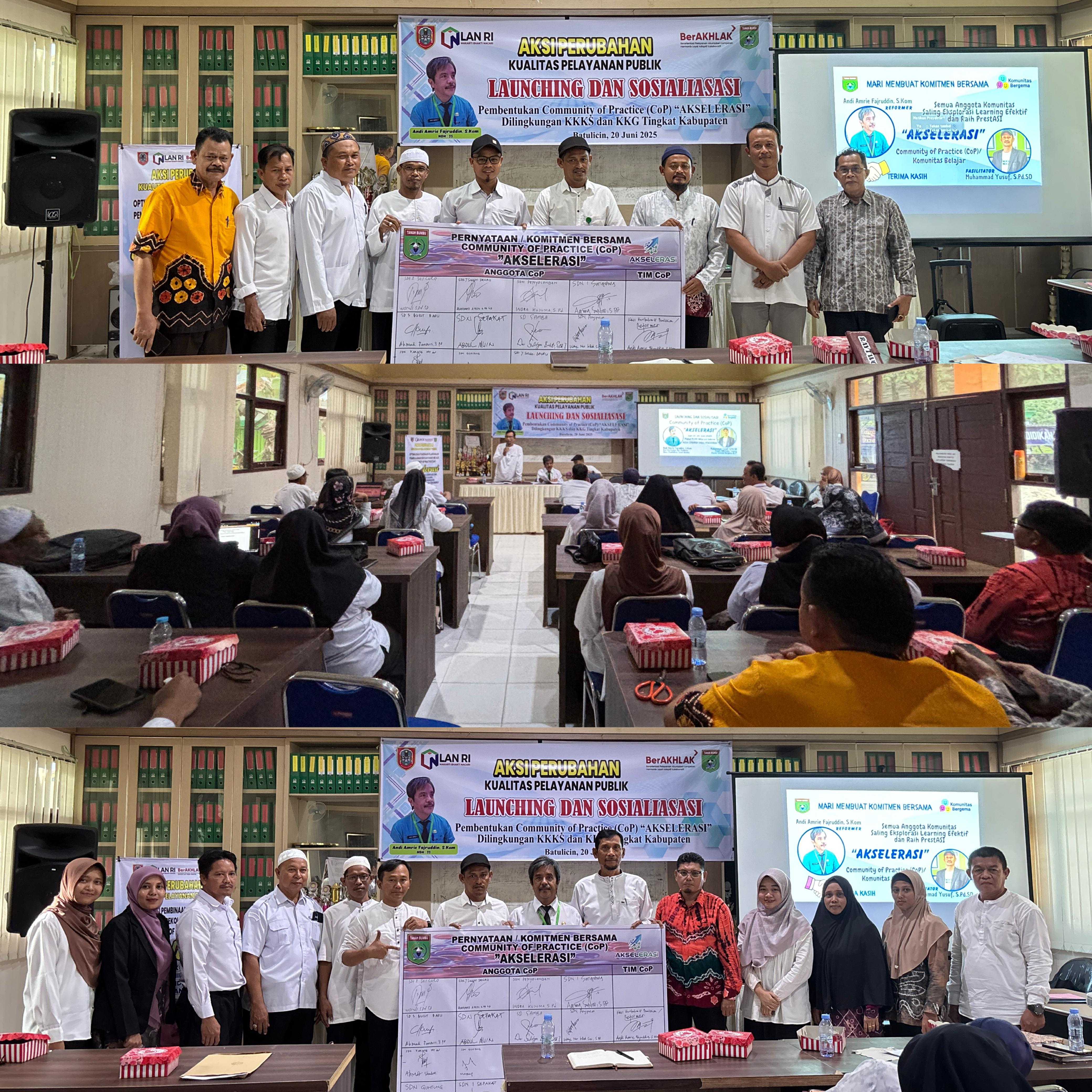 AKSI PERUBAHAN KUALITAS PELAYANAN PUBLIK LAUNCHING DAN SOSIALIASASI