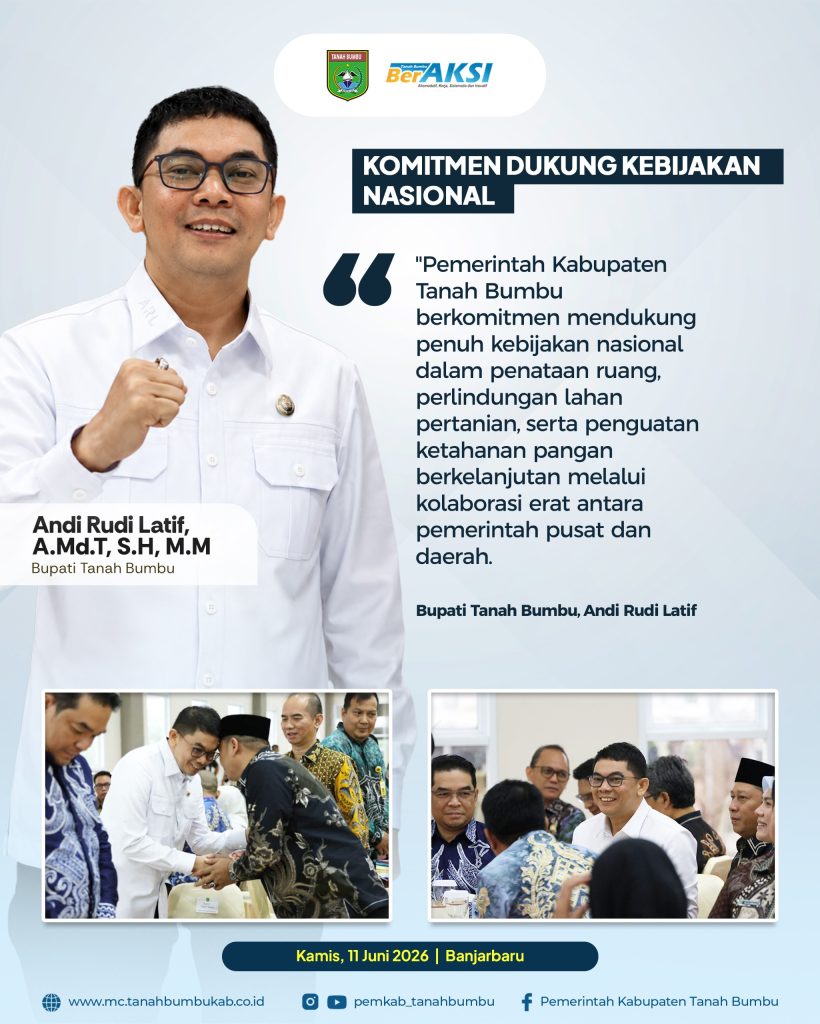 Bupati Tanah Bumbu Andi Rudi Latif